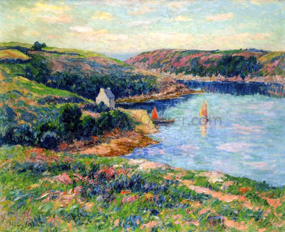 Henri Moret River in Belon - Canvas Print