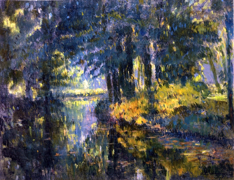 Albert Lebourg River Landscape - Canvas Print
