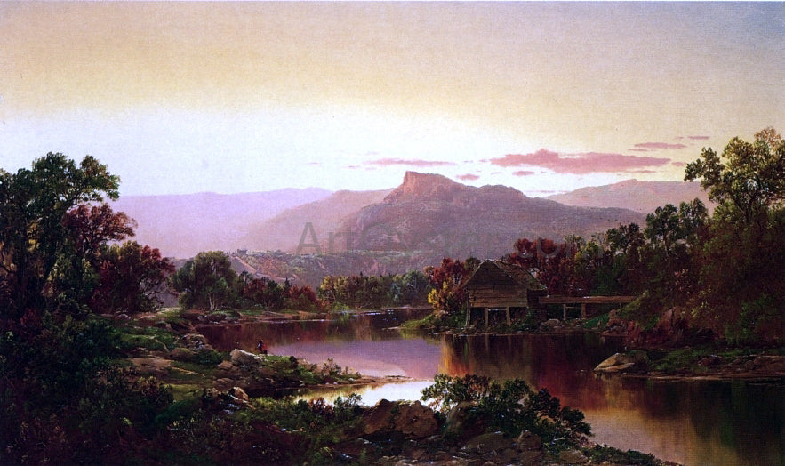 William Louis Sonntag River View - Canvas Print