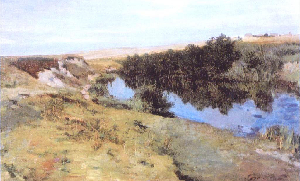 Constantin Alexeevich Korovin Rivulet in the Menshovo - Canvas Print