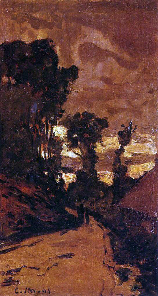 Claude Oscar Monet Road by Saint-Simeon Farm - Canvas Print