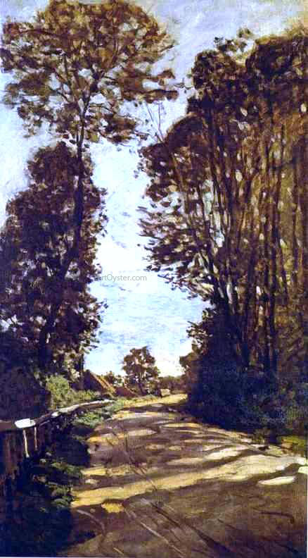 Claude Oscar Monet Road to the Saint-Simeon Farm - Canvas Print