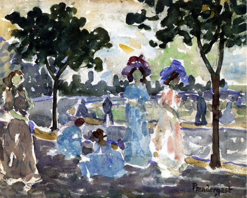 Maurice Prendergast Road to the Shore - Canvas Print