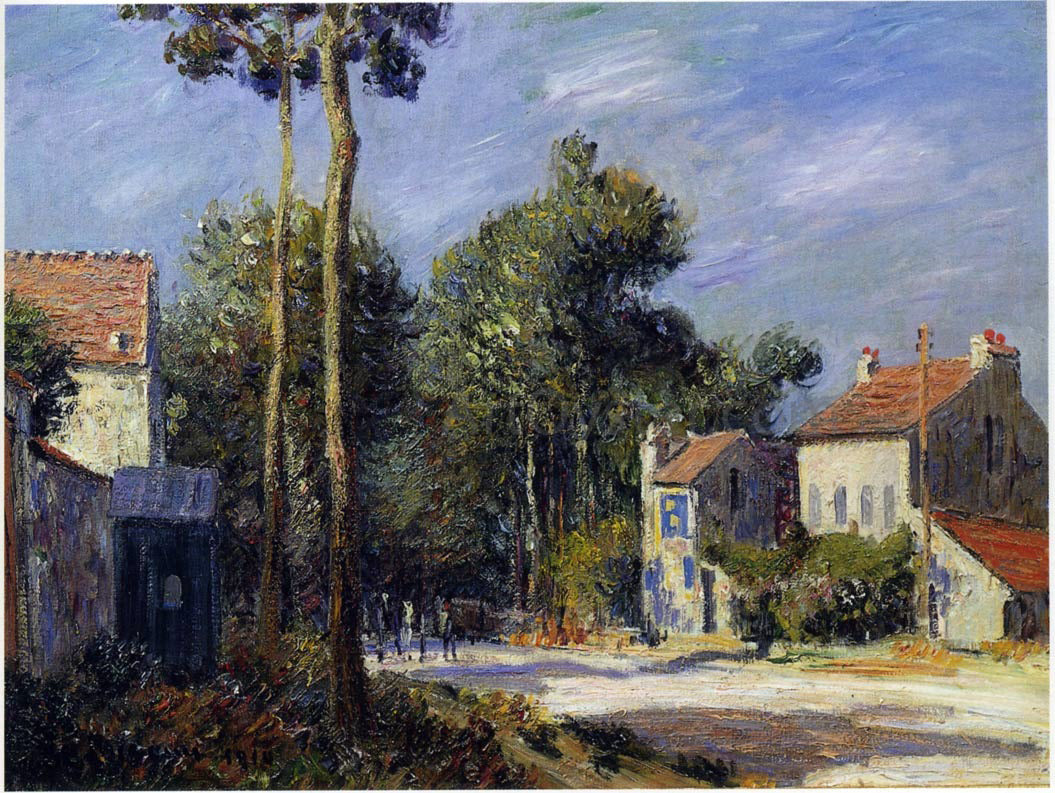 Gustave Loiseau Road to Versailles - Canvas Print