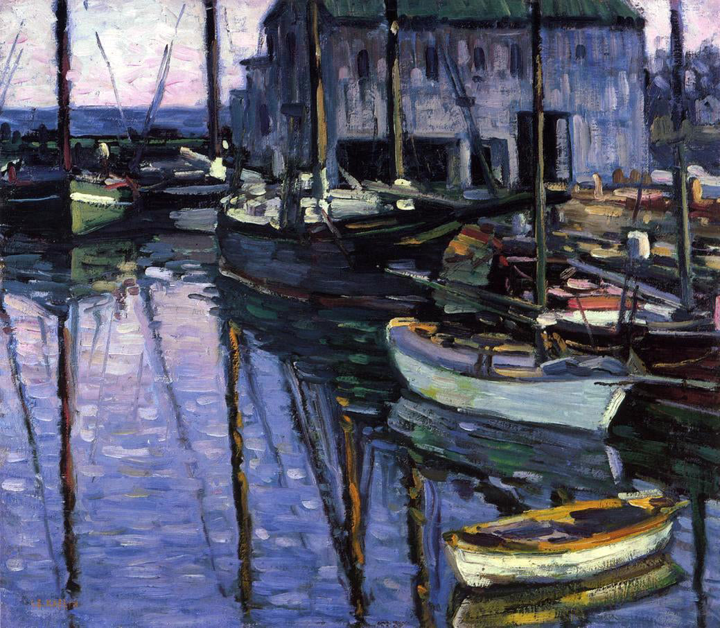 Charles Salis Kaelin Rockport at Sunrise - Canvas Print