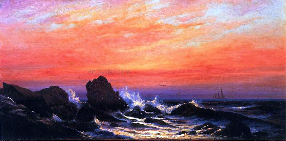 Francis A Silva Rocky Coast - Canvas Print