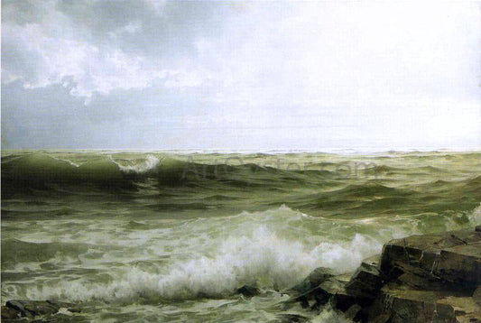 William Trost Richards Rocky Seacoast - Canvas Print
