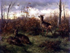 Rosa Bonheur Roe deer - Canvas Print