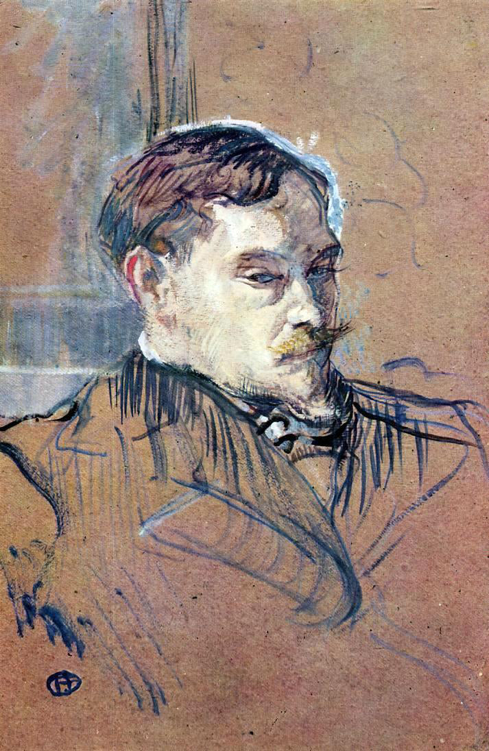 Henri De Toulouse-Lautrec Romain Coolus - Canvas Print