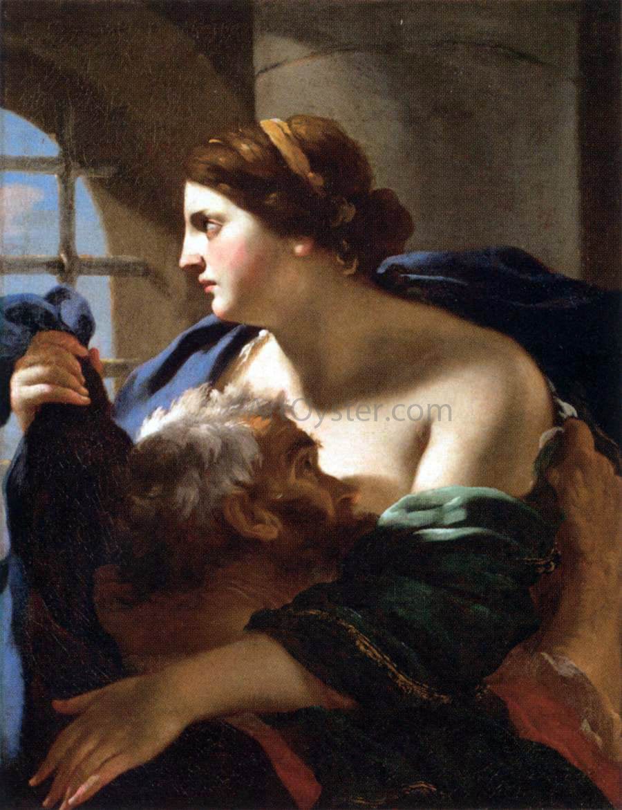 Charles Mellin Roman Charity - Canvas Print