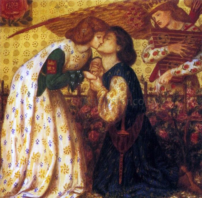 Dante Gabriel Rossetti Roman de la Rose - Canvas Print