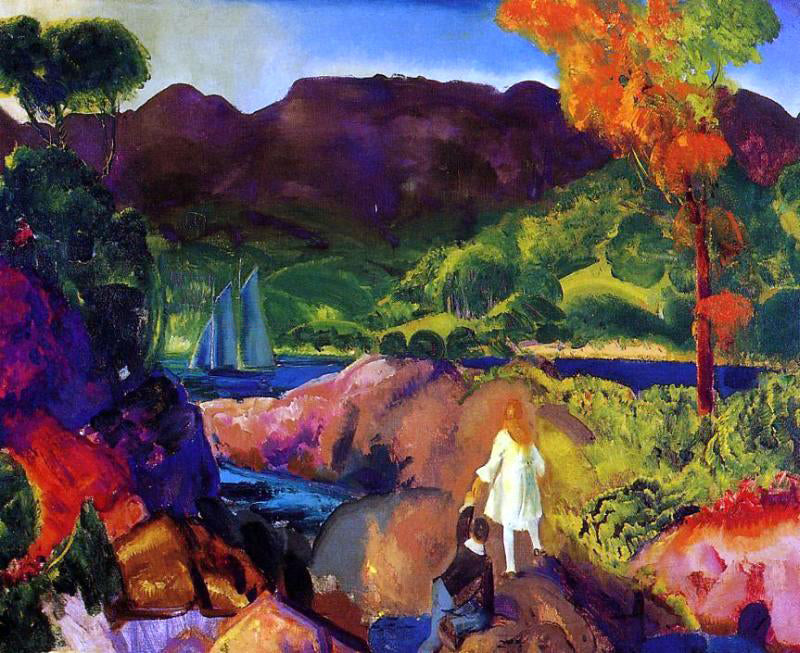 George Wesley Bellows Romance of Autumn - Canvas Print