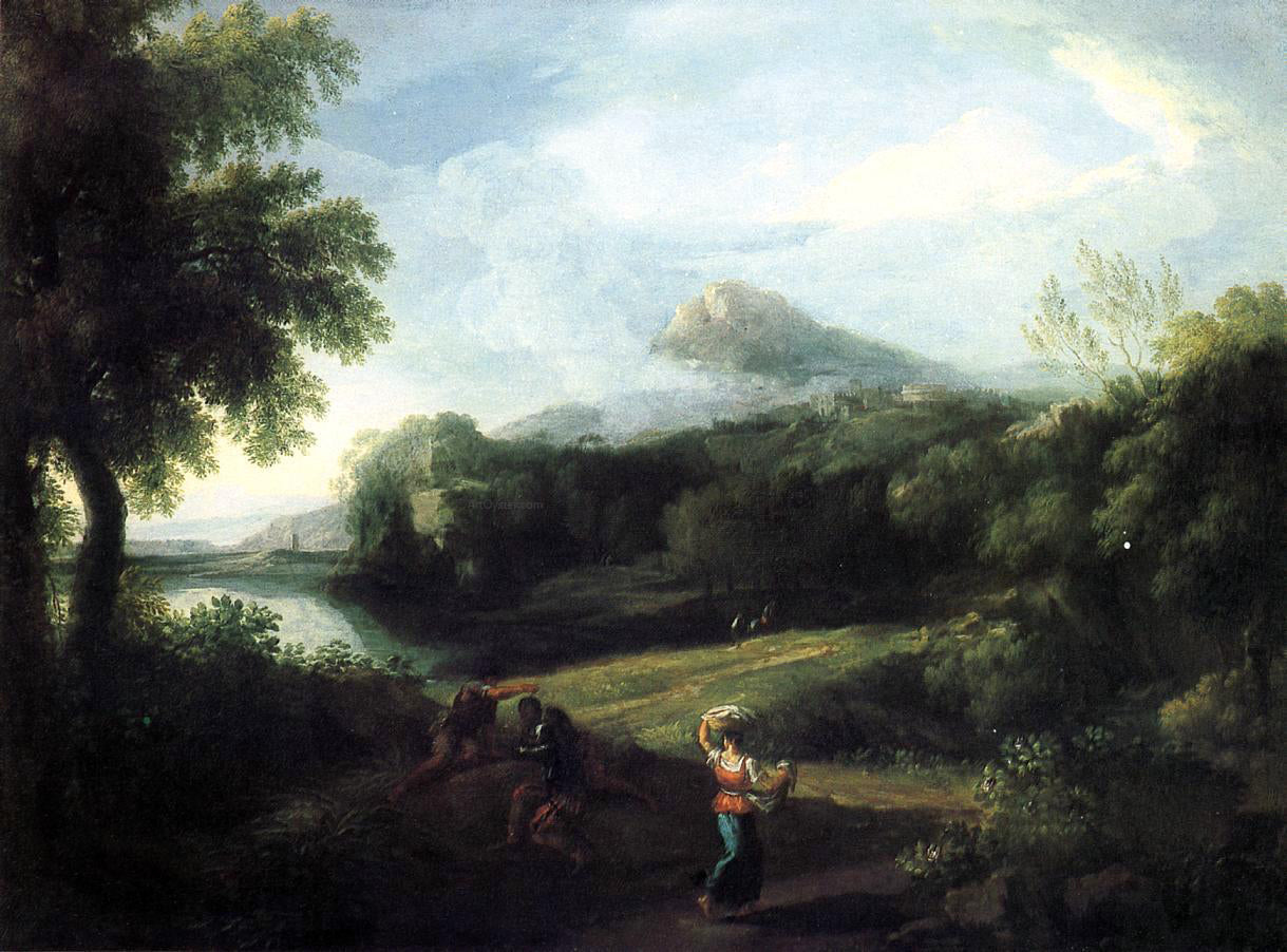 Washington Allston Romantic Landscape - Canvas Print