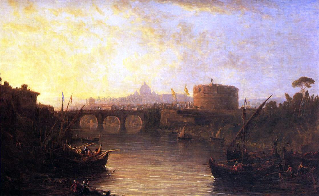 George Loring Brown Rome - Canvas Print