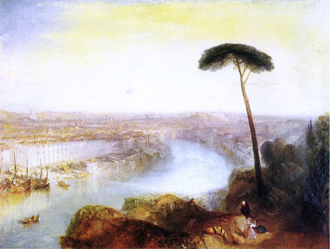Joseph William Turner Rome from Mount Aventine - Canvas Print