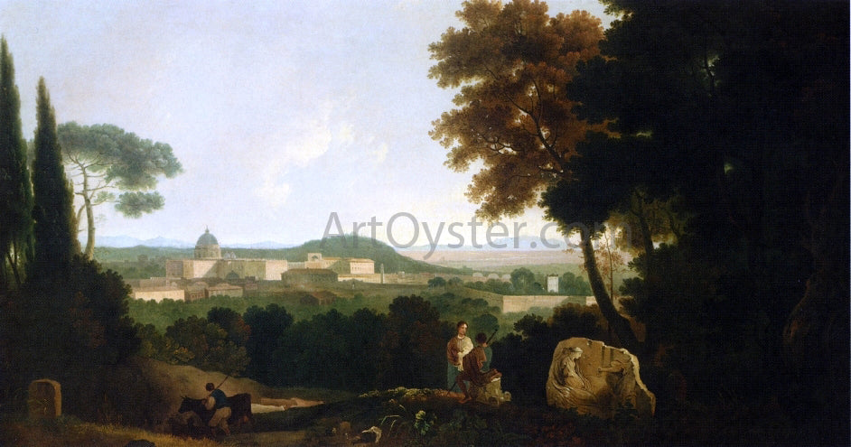 Richard R A Rome from the Villa Madama - Canvas Print