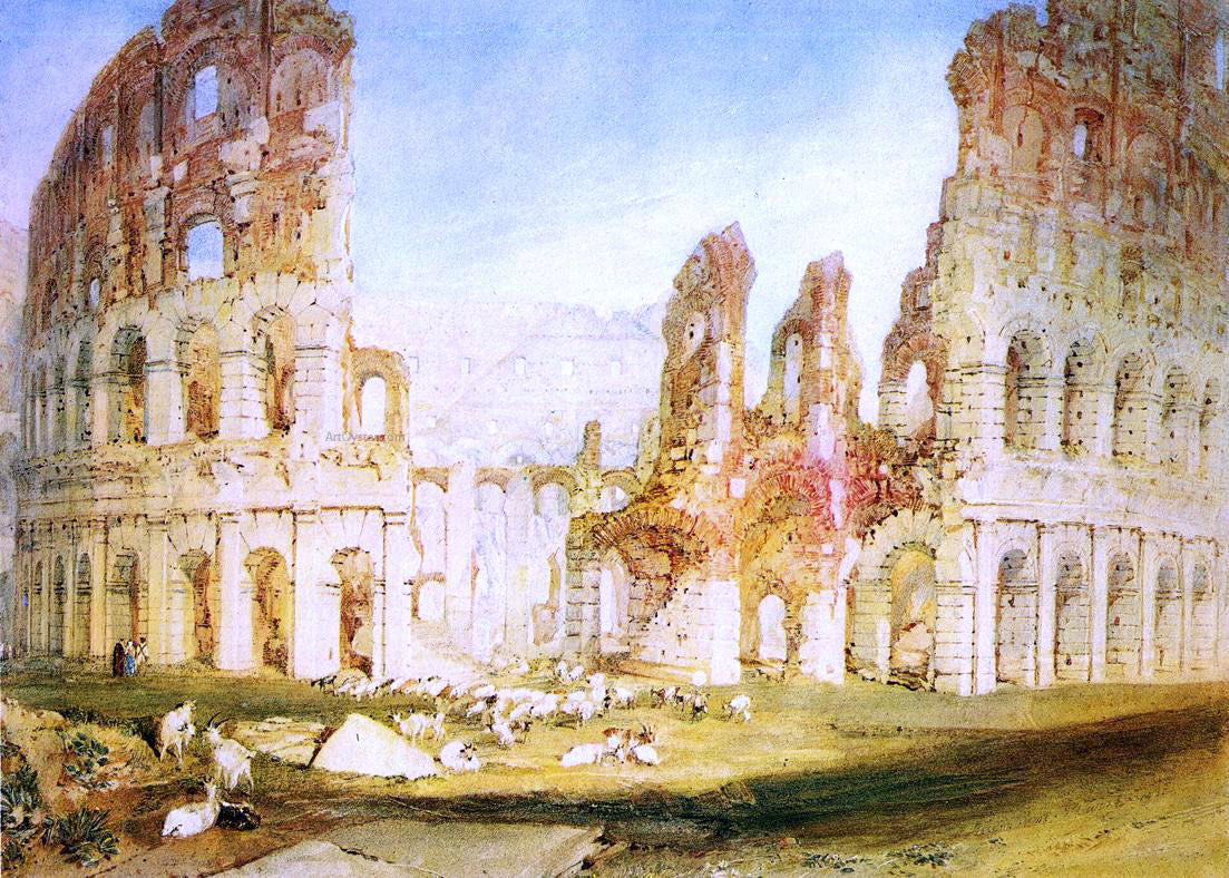 Joseph William Turner Rome: The Colosseum - Canvas Print