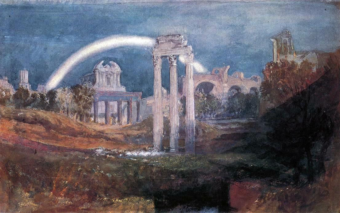 Joseph William Turner Rome: The Forum with a Rainbow - Canvas Print