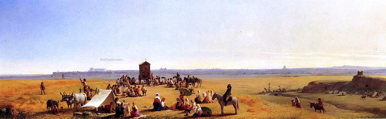 Conrad Wise Chapman Rome: The Reaper's Mass - Canvas Print