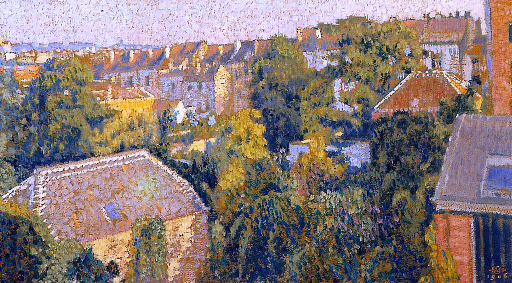 Georges Lemmen Rooftops - Canvas Print