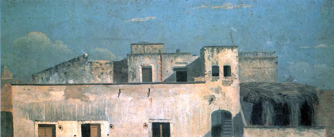 Thomas Jones Rooftops, Naples - Canvas Print