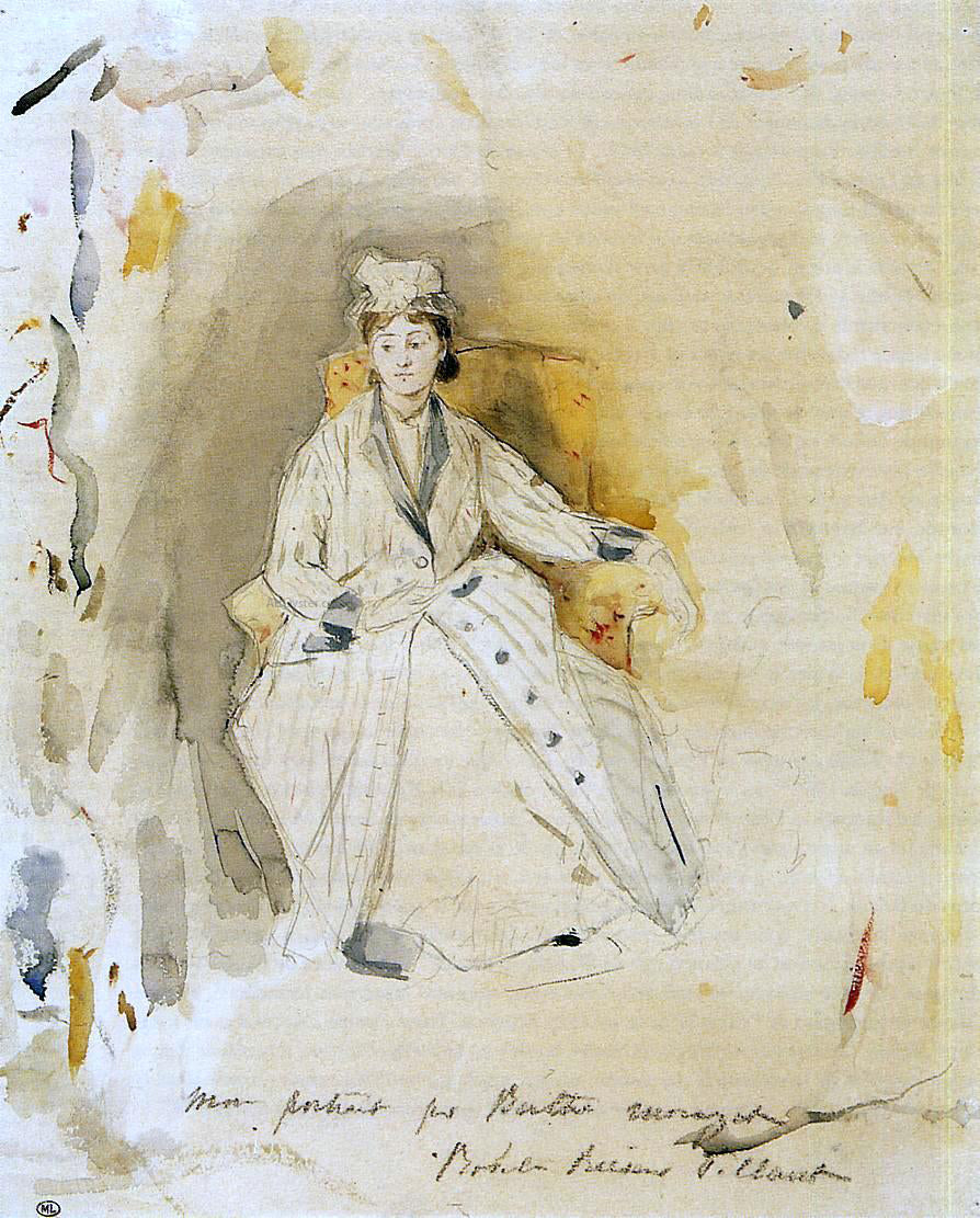 Berthe Morisot Rosalie Reisener - Canvas Print