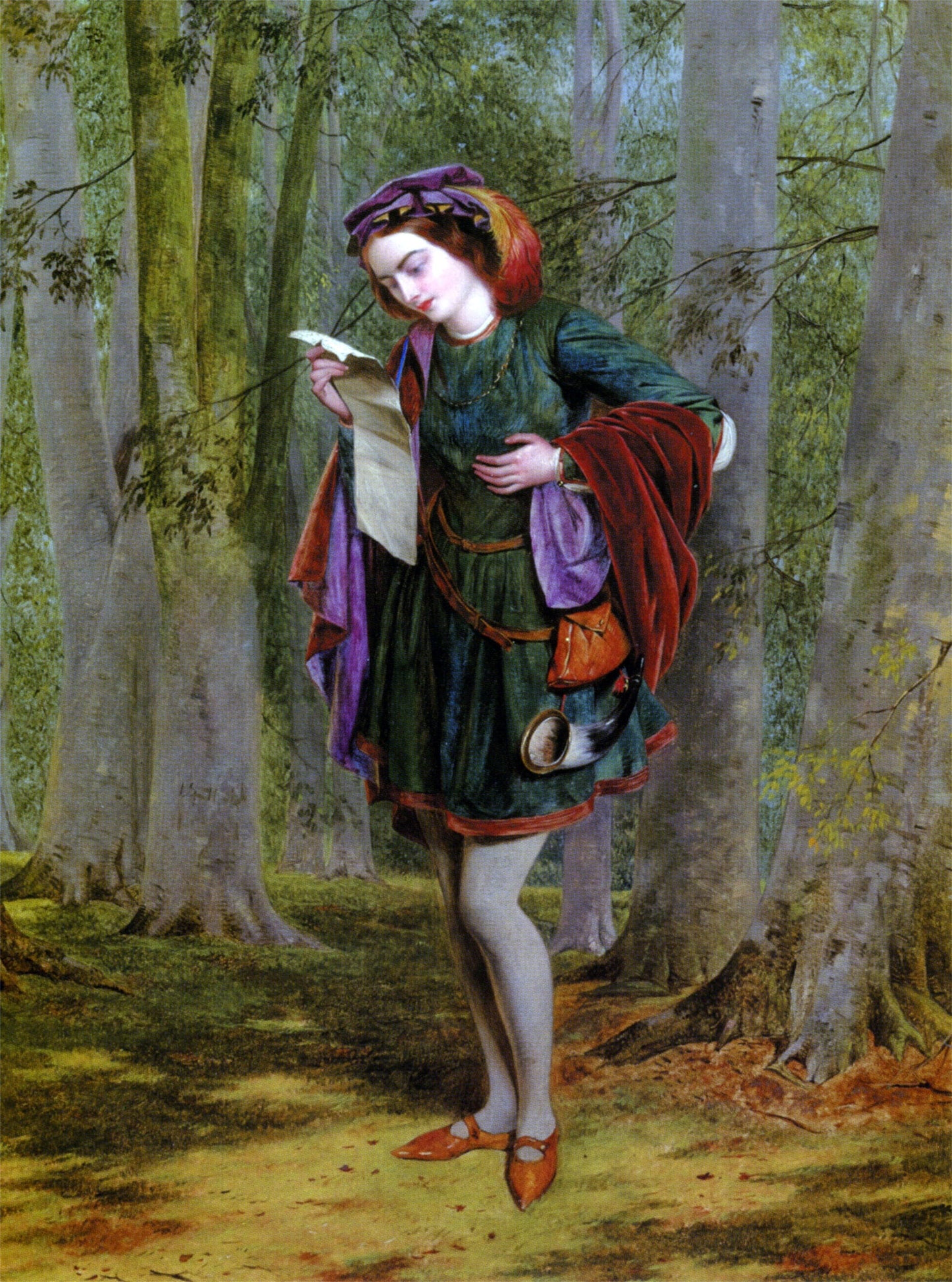 Henry Nelson O'Neil Rosalind, As You Like It - Canvas Print