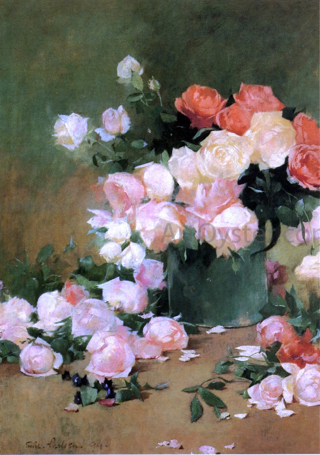 Emil Carlsen Roses - Canvas Print