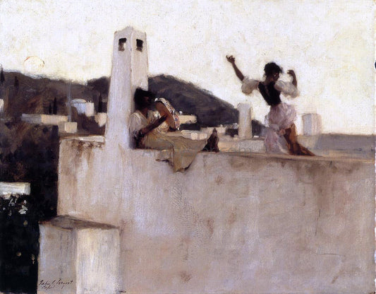 John Singer Sargent Rosina, Capri - Canvas Print