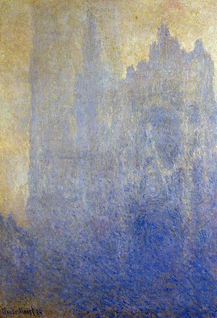 Claude Oscar Monet Rouen Cathedral in the Fog - Canvas Print