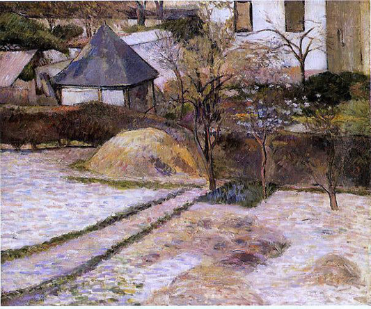 Paul Gauguin Rouen Landscape - Canvas Print