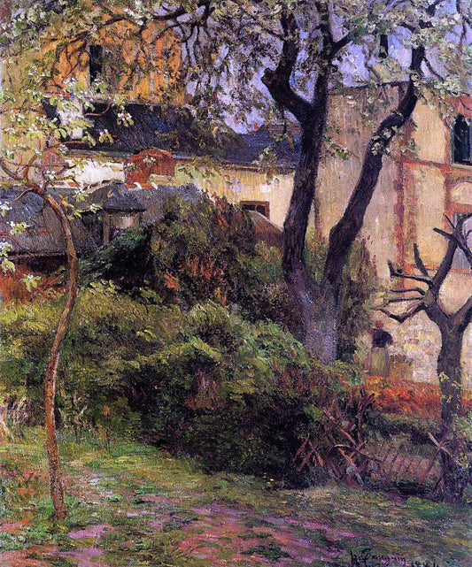 Paul Gauguin Rouen, Spring - Canvas Print