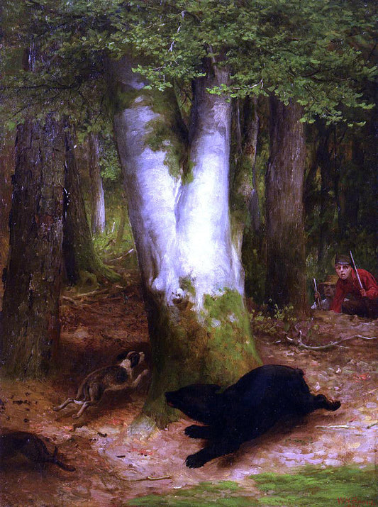 William Holbrook Beard Round and Round they Went - Canvas Print