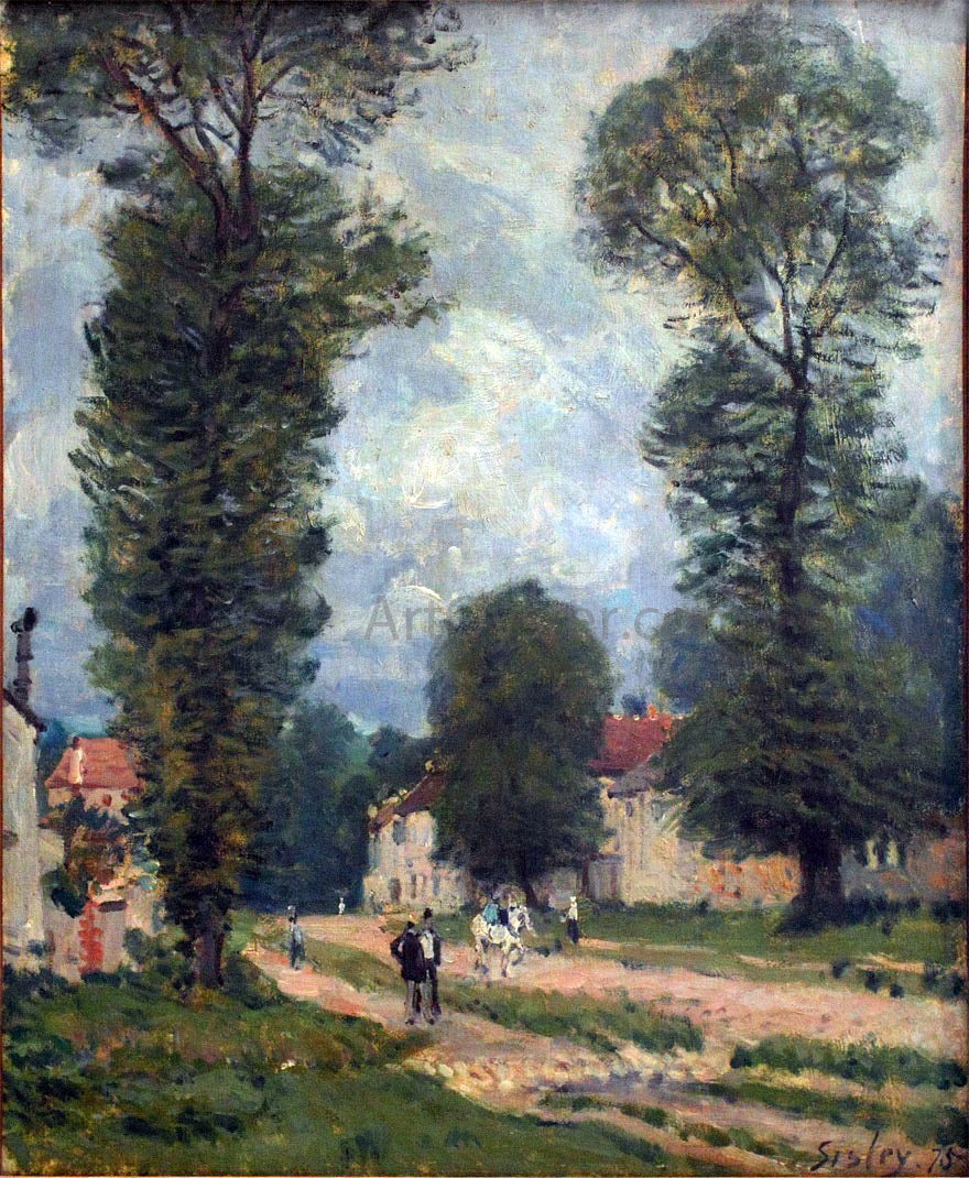 Alfred Sisley Route to Versailles - Canvas Print