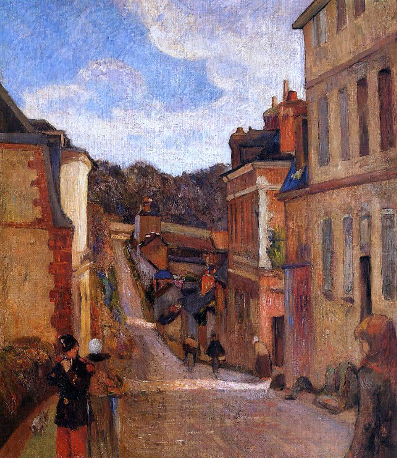Paul Gauguin Rue Jouvenet, Rouen - Canvas Print