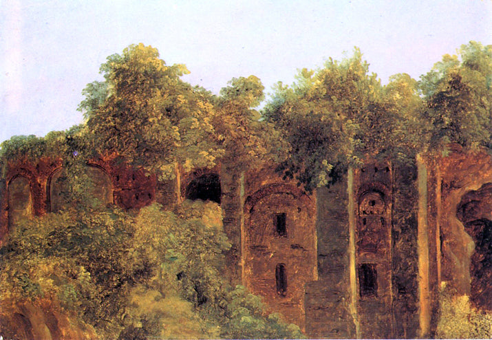 Andre Giroux Ruins on the Palatine Hill - Canvas Print