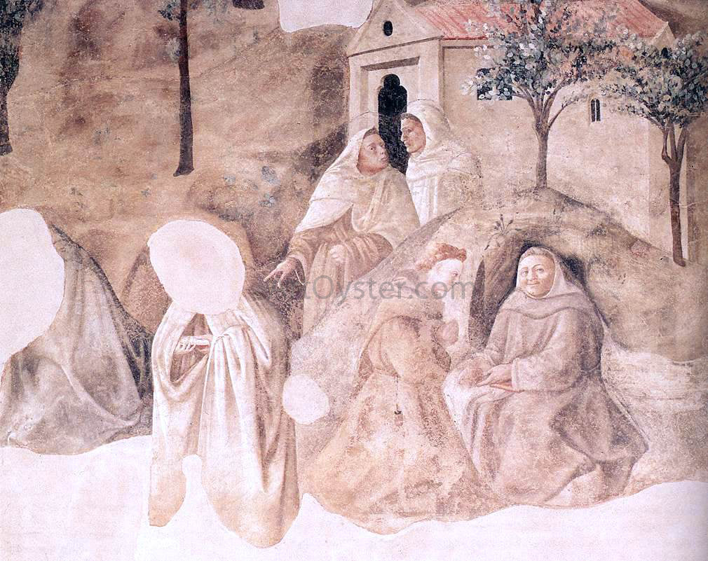 Fra Filippo Lippi Rules of the Carmelite Order (detail) - Canvas Print