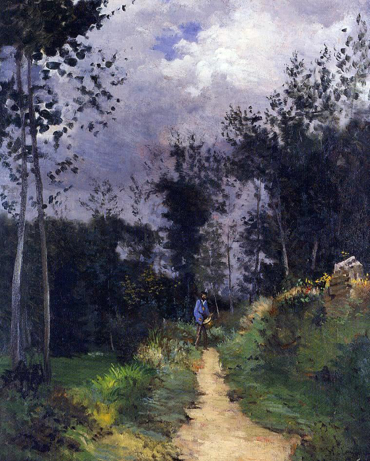 Alfred Sisley Rural Guardsman in the Fountainbleau Forest - Canvas Print