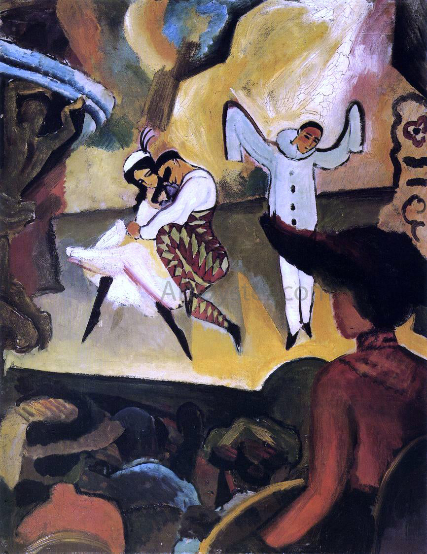 August Macke Russian Ballet I - Canvas Print
