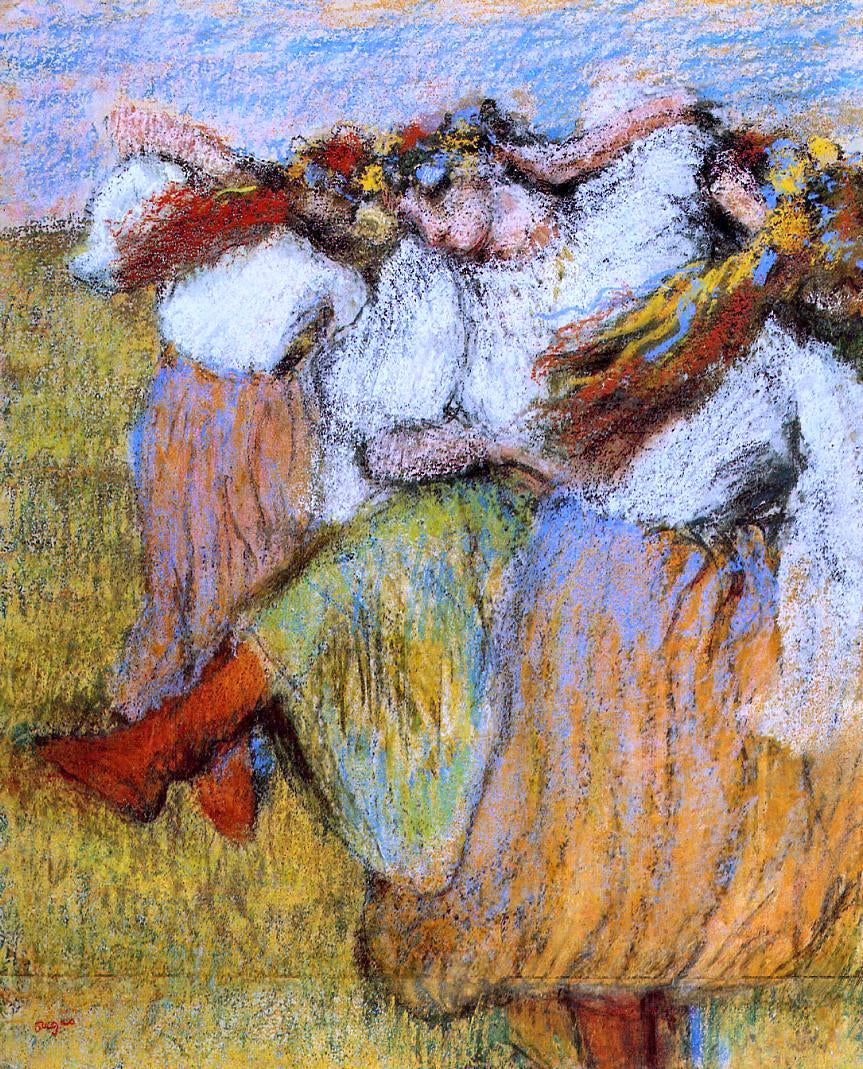 Edgar Degas Russian Dancers - Canvas Print