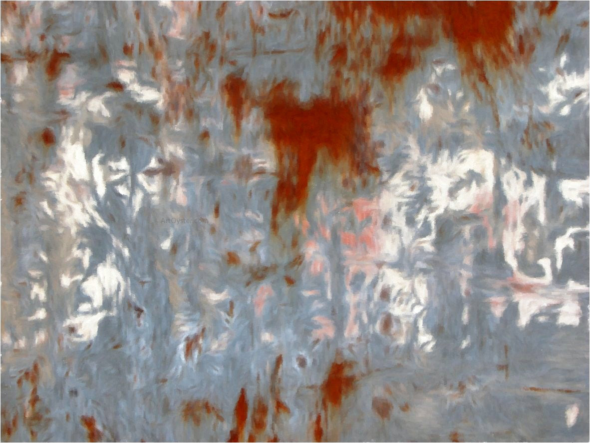 Our Original Collection Rusty Metal Abstract - Canvas Print