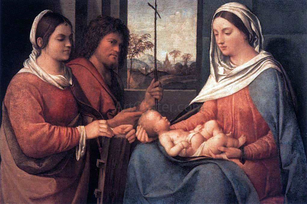 Sebastiano Del Piombo Sacra Conversazione - Canvas Print