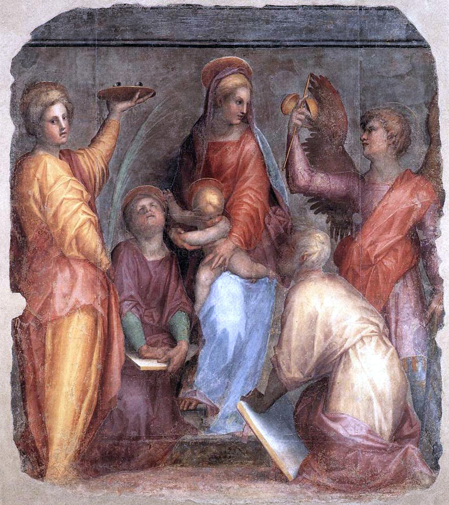 Jacopo Pontormo Sacra Conversazione - Canvas Print