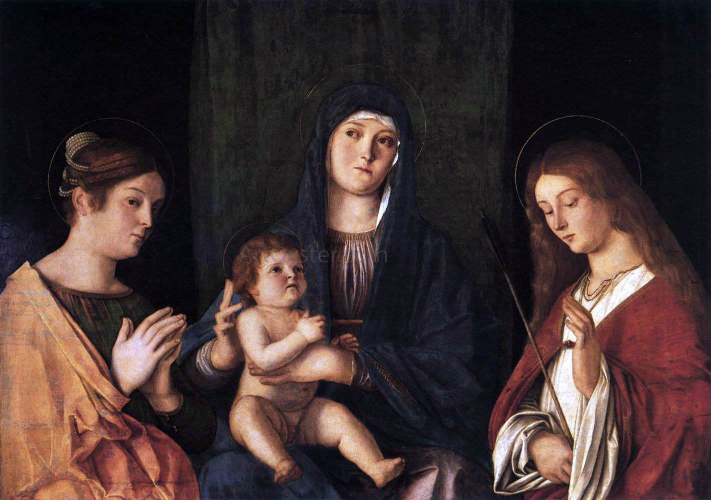 Giovanni Bellini Sacred Conversation - Canvas Print