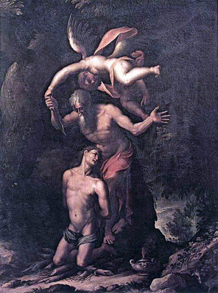 Jacopo Ligozzi Sacrifice of Isaac - Canvas Print