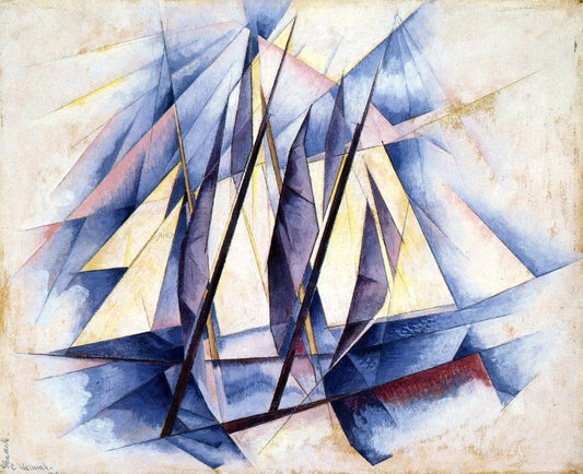 Charles Demuth Sail: In Two Movements - Canvas Print