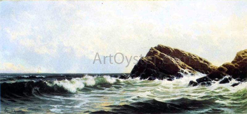 Alfred Thompson Bricher Sailboats at Sea - Canvas Print