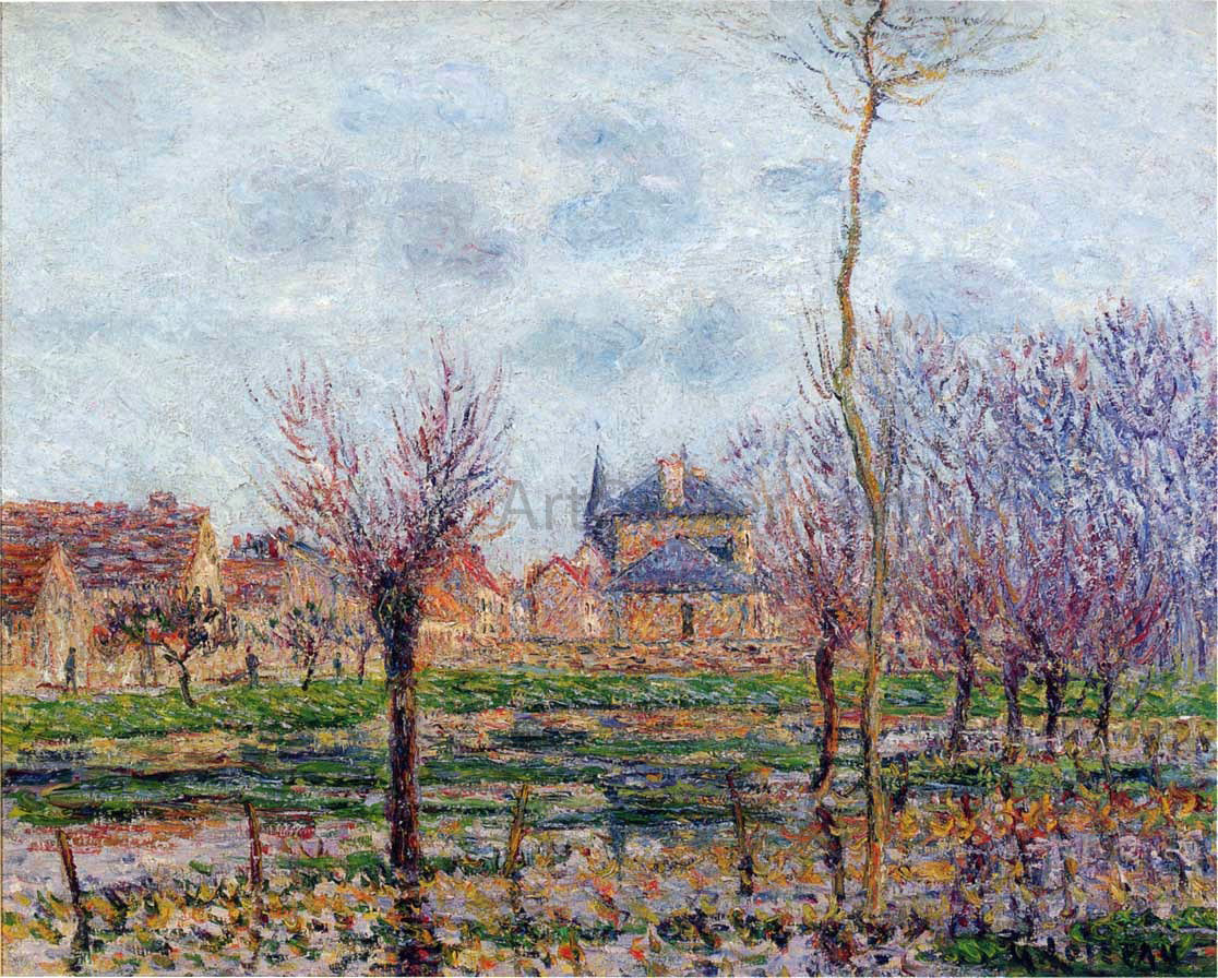 Gustave Loiseau Saint Cyr du Vaudreuil - Canvas Print