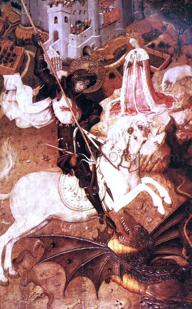 Bernat Martorell Saint George Killing the Dragon - Canvas Print