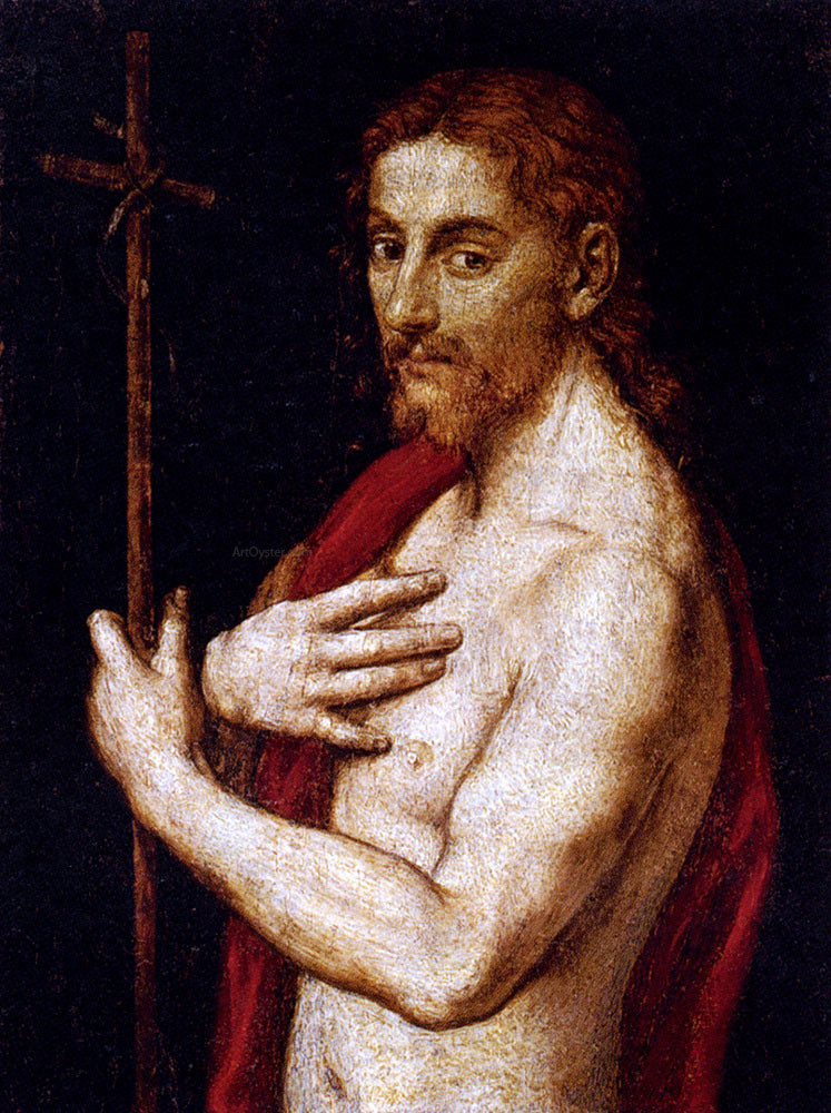 Giovanni Francesco Caroto Saint John The Baptist - Canvas Print